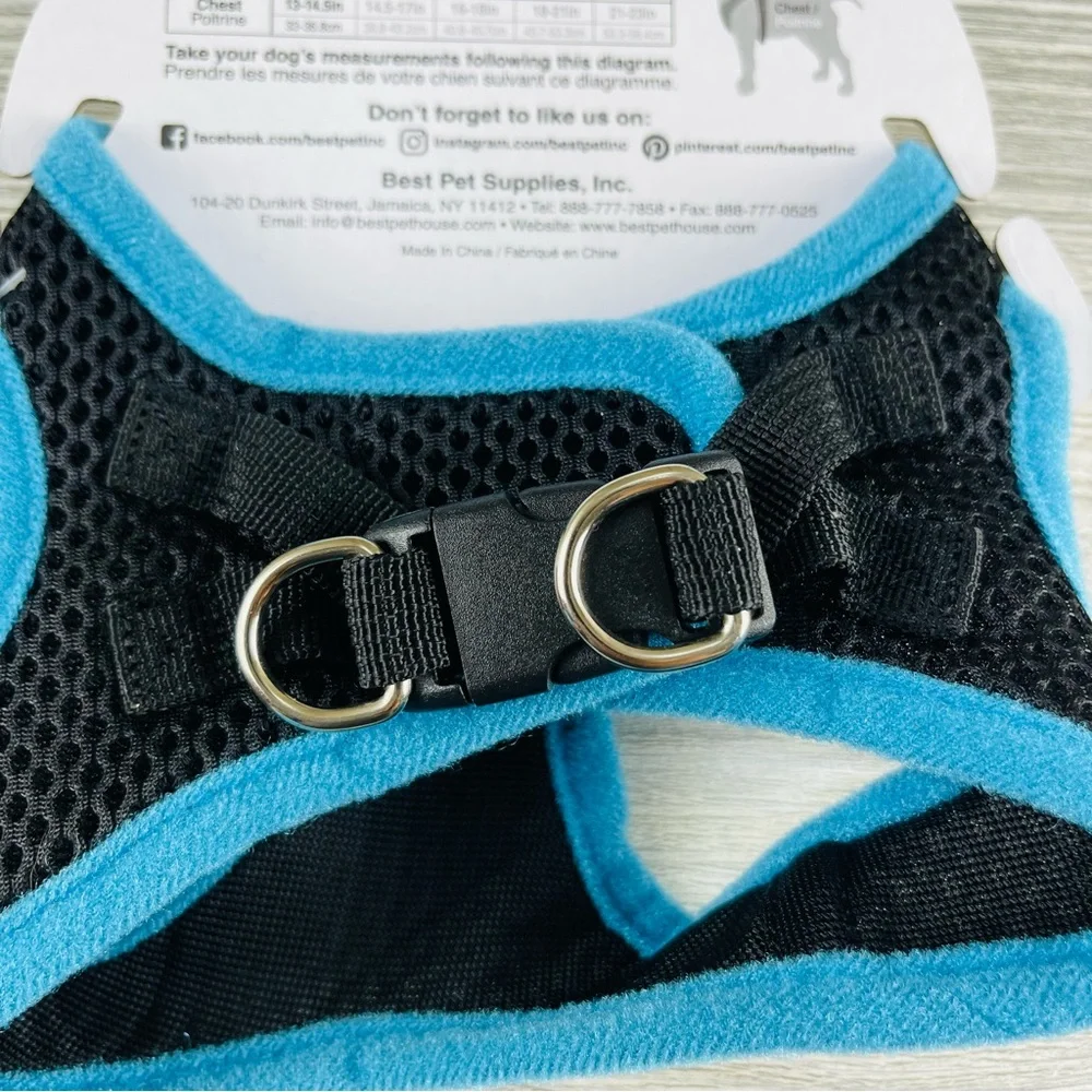 Voyager Step-In Air Dog Harness - All Weather Mesh Blue XS Size For Small Dogs